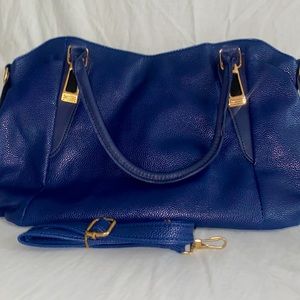 Royal blue women’s hand bag